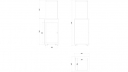 Газовый нагреватель PATIO MINI/M/G31/37MBAR/CZ - черное стекло, с ручным управлением