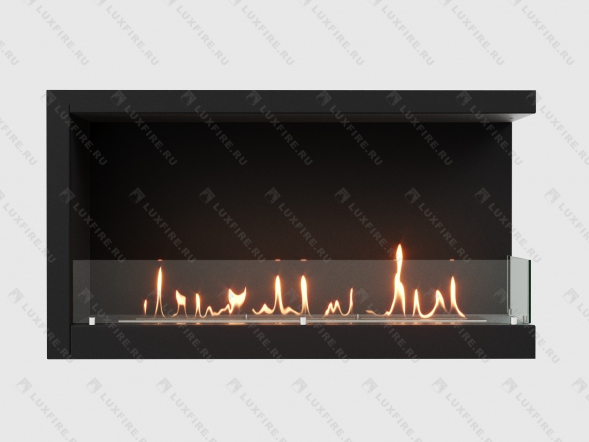 Встроенный биокамин Lux Fire Угловой 1155 М (правый угол)