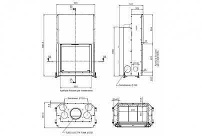Каминная топка MCZ Forma 75