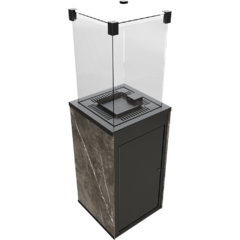 НАГРЕВАТЕЛЬ на ГАЗУ PATIO/M/G31/37MBAR/Q/N/P/G, NATURALI PIETRA GREY, с ручным управлением