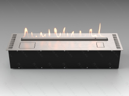 Автоматический биокамин Lux Fire Smart Flame 900 RC INOX