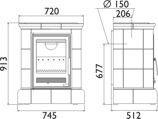 Marina KP (кафельный цоколь) 6,9 кВт