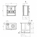 Печь La NORDICA Печь ROSETTA SINISTRA 16 STEEL NERO ANTRACITE (чёрный)