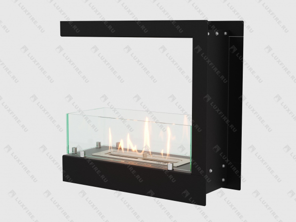 Встроенный биокамин Lux Fire Торцевой 490 S