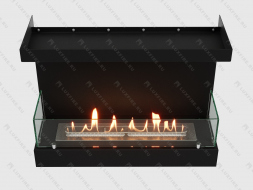 Встроенный биокамин Lux Fire Фронтальный 640 S
